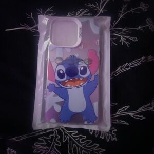 Blue stitch Iphone case